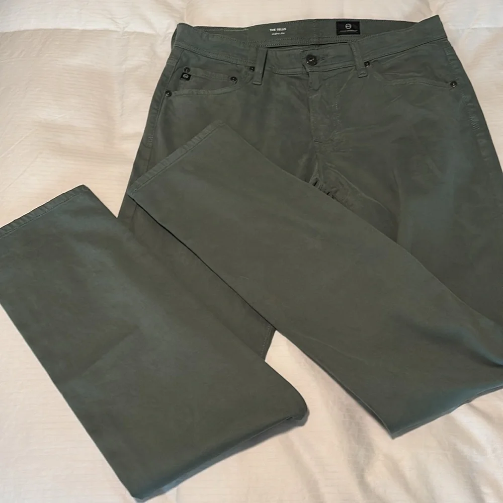 Men’s AG Tellis SUD sueded modern slim Pants size 32x34 - Picture 4 of 7